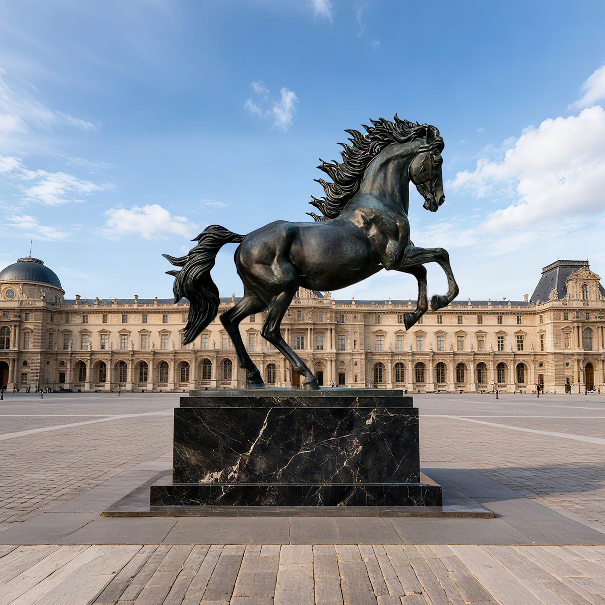 PREMIER Majestic Bronze Horse Sculpture with Timeless Monument for Public Squares, cultural landmarks and Luxury Estates PSB-100-Bronze Sculpture-PREMIER SCULPTURE