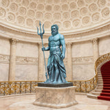 PREMIER Bronze Neptune Sculpture with Majestic Design for Grand Halls, Museums & Luxury Estates PSB-135-Bronze Sculpture-PREMIER SCULPTURE
