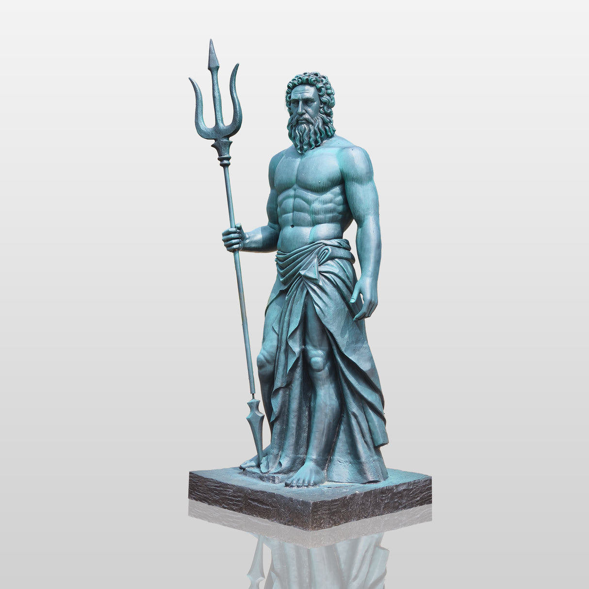 PREMIER Bronze Neptune Sculpture with Majestic Design for Grand Halls, Museums & Luxury Estates PSB-135-Bronze Sculpture-PREMIER SCULPTURE