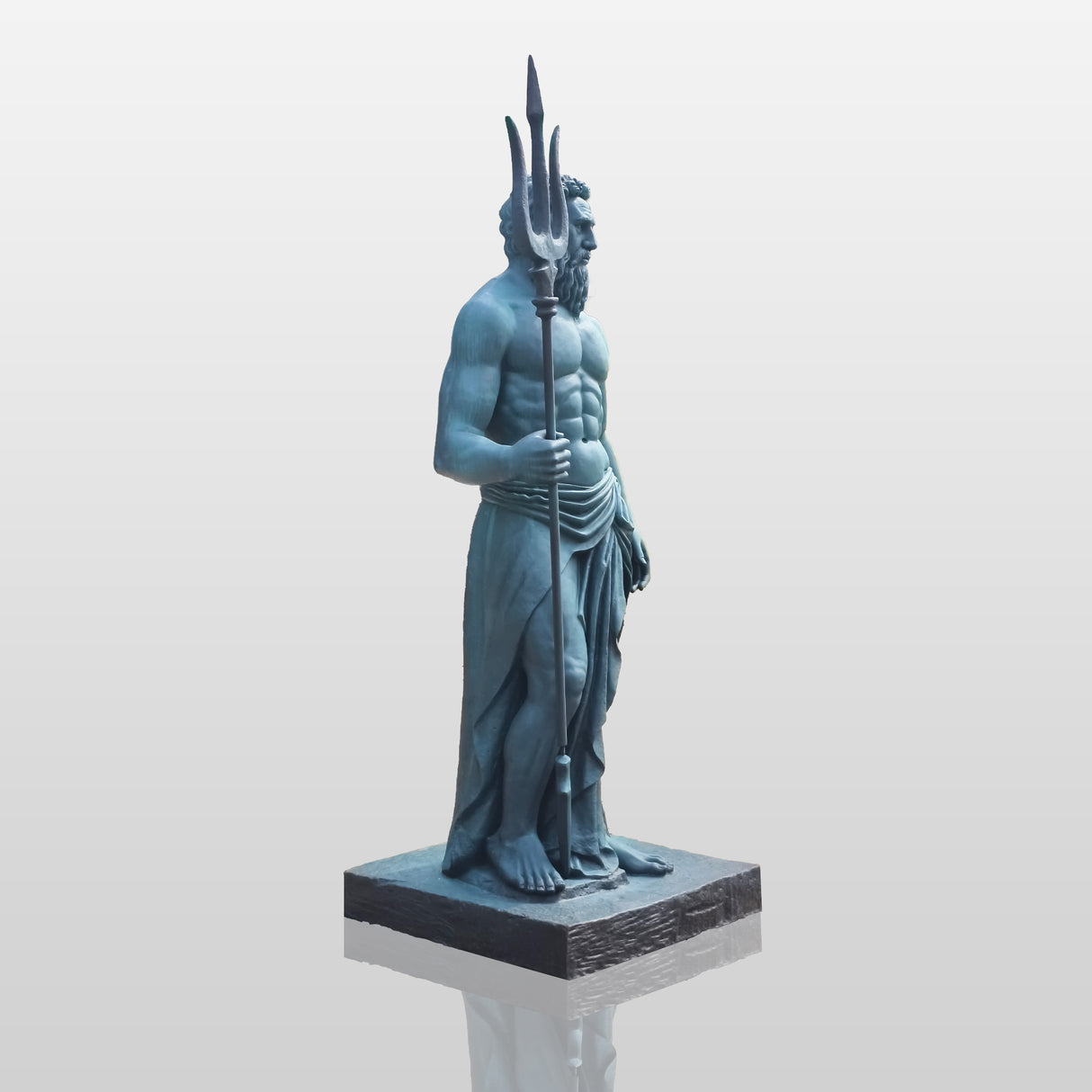 PREMIER Bronze Neptune Sculpture with Majestic Design for Grand Halls, Museums & Luxury Estates PSB-135-Bronze Sculpture-PREMIER SCULPTURE
