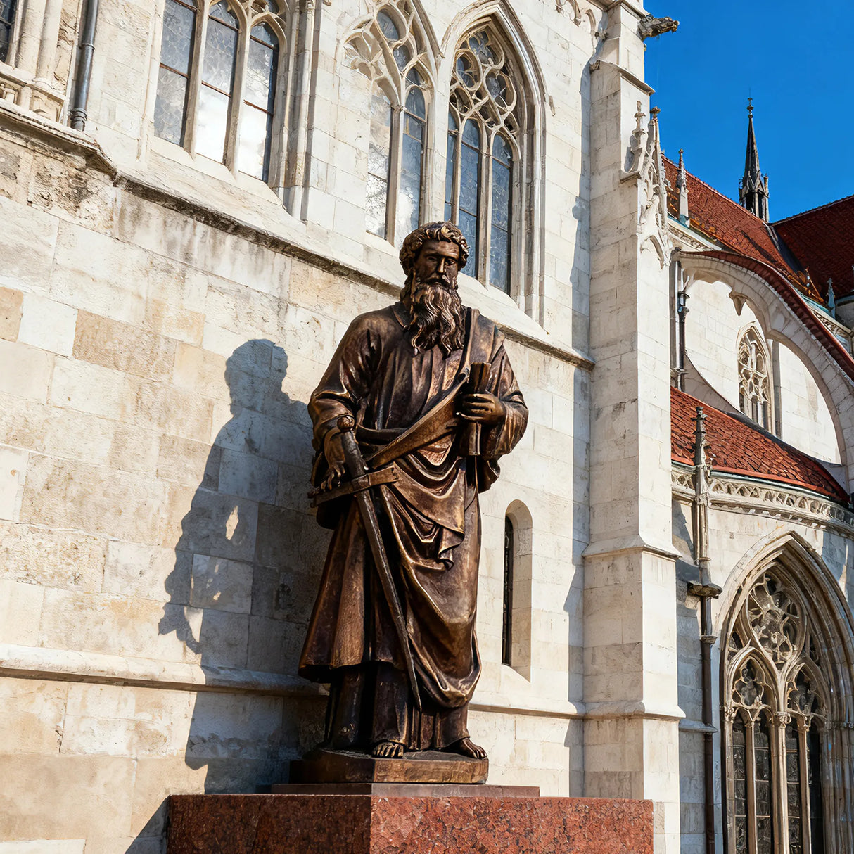 PREMIER Bronze Saint Paul Sculpture for Churches and Religious Landmarks PSB-121-Bronze Sculpture-PREMIER SCULPTURE