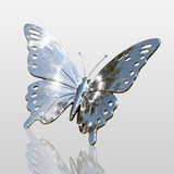 PREMIER Butterfly Sculpture with Mirror Polished Stainless Steel Design for Luxury Villas, Courtyards, and Gardens PSSS-140-Stainless Steel Sculpture-PREMIER SCULPTURE