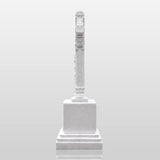 PREMIER Celtic Cross Marble Tombstone for Memorial Park, Catholic Graveyard or Burial Grounds PSM-185-Marble sculpture-PREMIER SCULPTURE
