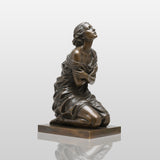 PREMIER Classic Bronze Kneeling Woman Statue for Gardens, Cultural Spaces and Museums, Interior Design PSB-101-Bronze Sculpture-PREMIER SCULPTURE