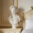 PREMIER Classic Marble Bust Statue with Graceful Female Design for Salons, Entryways and Living Rooms PSM-125-Marble sculpture-PREMIER SCULPTURE