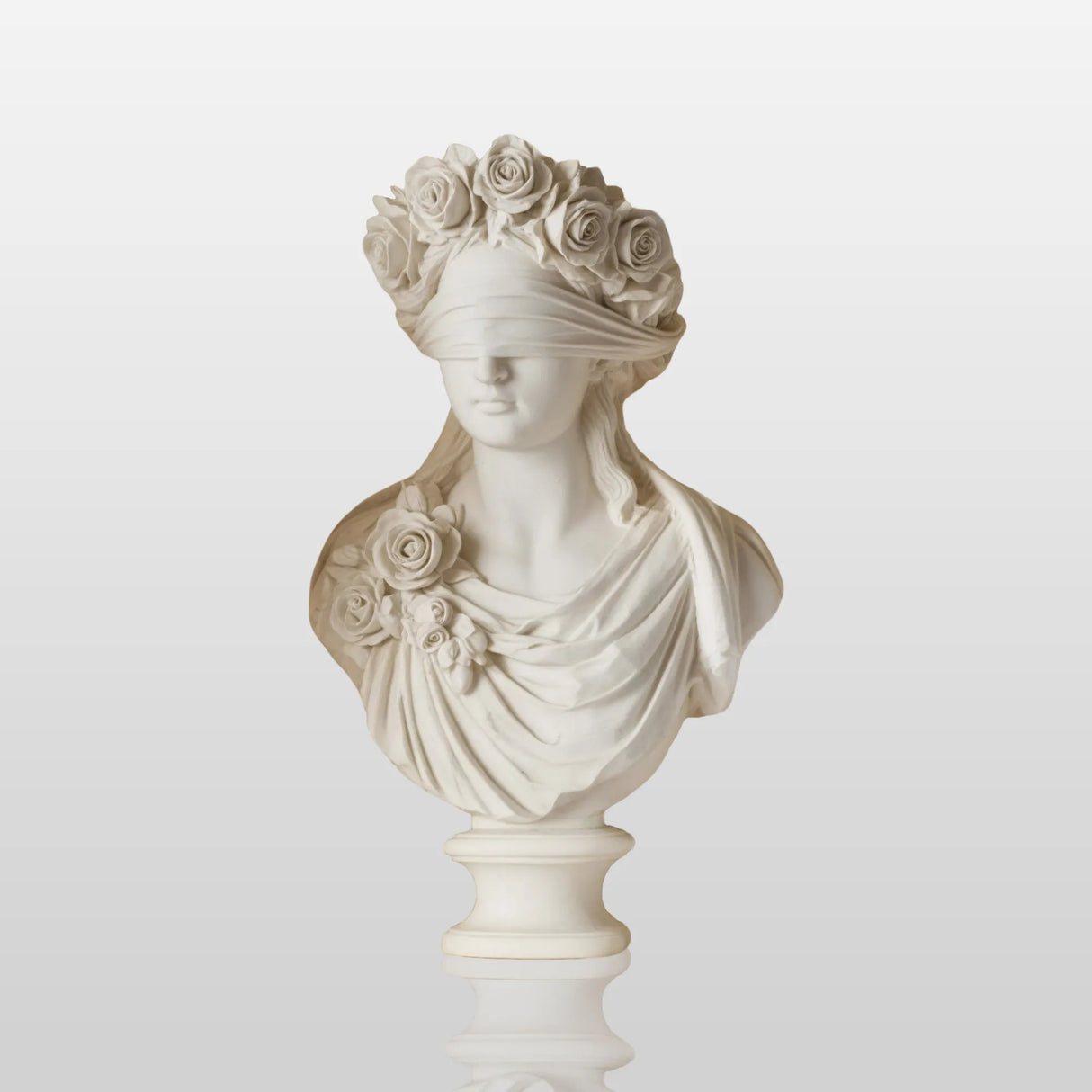 PREMIER Classic Marble Bust Statue with Graceful Female Design for Salons, Entryways and Living Rooms PSM-125-Marble sculpture-PREMIER SCULPTURE