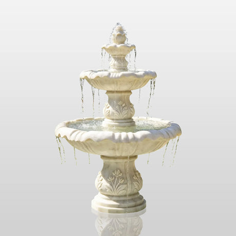 PREMIER Classic Marble Fountain for Villa Courtyards, Luxury Gardens and Front Yard Landscapes PSFM-015-Marble sculpture-PREMIER SCULPTURE