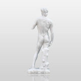 PREMIER Classic White Marble David Sculpture Handcrafted Art Replica Statue of David PSM-030-Marble sculpture-PREMIER SCULPTURE