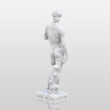 PREMIER Classic White Marble David Sculpture Handcrafted Art Replica Statue of David PSM-030-Marble sculpture-PREMIER SCULPTURE