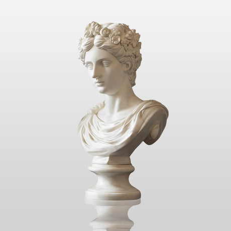 PREMIER Classical Marble Bust with Refined Facial Details for Luxury Interiors and Art Spaces PSM-092-Marble sculpture-PREMIER SCULPTURE