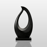 PREMIER Contemporary Indoor Bronze Sculpture in Curved Hollow Form with Minimalist Design for Modern Spaces PSB-133-Bronze Sculpture-PREMIER SCULPTURE
