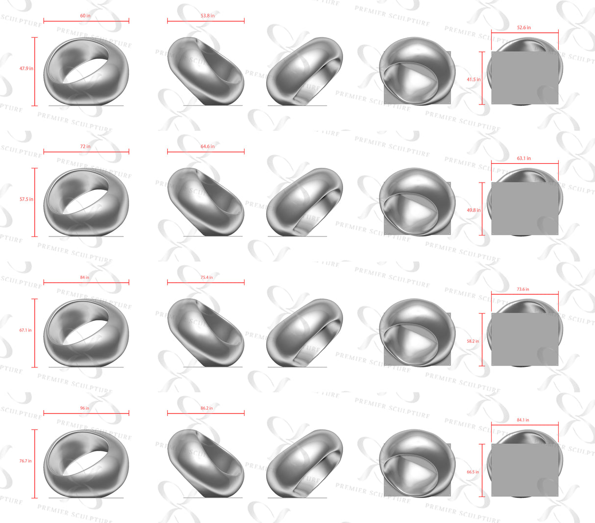 PREMIER Contemporary Outdoor Sculpture Elegant Modern Abstract Stainless Steel Sculpture PSSS-052-Stainless Steel Sculpture-PREMIER SCULPTURE