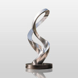 PREMIER Dancing Ribbon Sculpture for Commercial Plazas, Office Courtyards, Public Walkways and Landscapes PSSS-278-Stainless Steel Sculpture-PREMIER SCULPTURE
