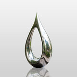 PREMIER Droplet Stainless Steel Sculpture with Modern Abstract Design Perfect for Garden Landscapes or Villa Courtyards PSSS-234-Stainless Steel Sculpture-PREMIER SCULPTURE