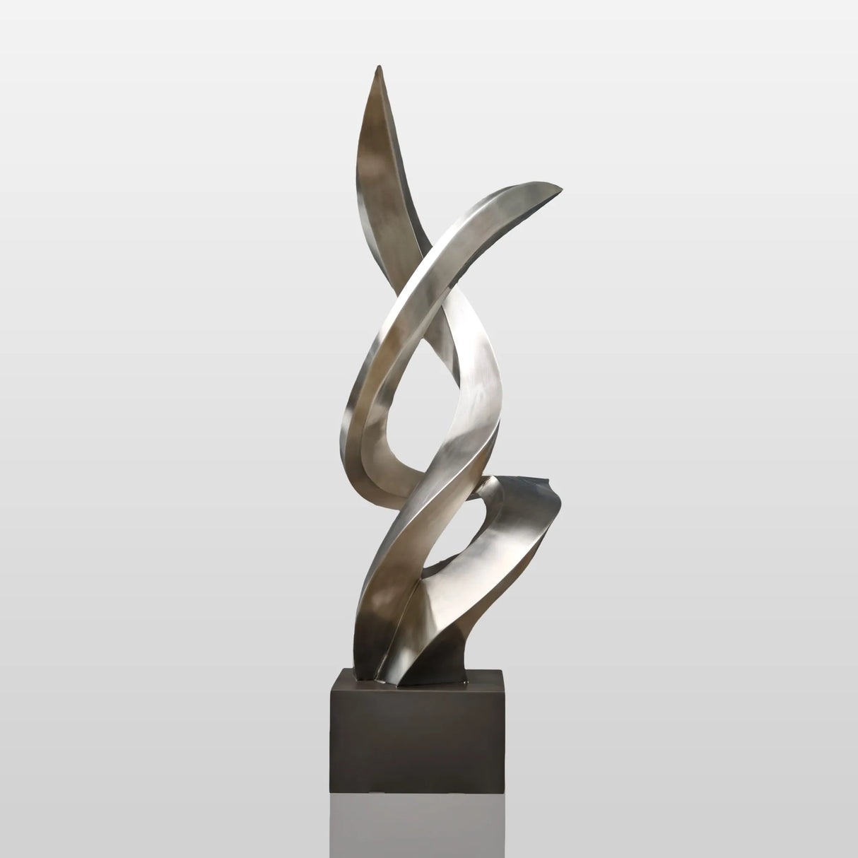 PREMIER Dynamic Twist Stainless Steel Sculpture for Luxury Hotels and Commercial Landscapes PSSS-131-Stainless Steel Sculpture-PREMIER SCULPTURE