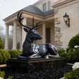 PREMIER Elegant Bronze Deer Sculpture with Lifelike Detailing for Luxury Gardens and Estate Entrances PSB-119-Bronze Sculpture-PREMIER SCULPTURE