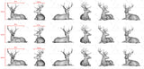 PREMIER Elegant Bronze Deer Sculpture with Lifelike Detailing for Luxury Gardens and Estate Entrances PSB-119-Bronze Sculpture-PREMIER SCULPTURE