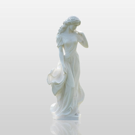 PREMIER Elegant Marble Figurative Sculpture with Classic Design for Gardens, Villas, Parks or Church Grounds PSM-123-Marble sculpture-PREMIER SCULPTURE