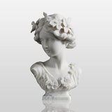 PREMIER Elegant Marble Lady Bust Sculpture for Classic Interiors PSM-087-Marble sculpture-PREMIER SCULPTURE