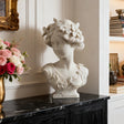PREMIER Elegant Marble Lady Bust Sculpture for Classic Interiors PSM-087-Marble sculpture-PREMIER SCULPTURE
