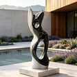 PREMIER Fiberglass Sculpture with Dual Tone Twist Design for Pool Patio, Front Yard or Hotel Hobby PSF-040-Fiberglass Sculpture-PREMIER SCULPTURE