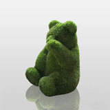 PREMIER Fuzzy Fiberglass Teddy Bear Statue for Office Courtyard, Garden Patio or Campus Square PSF-037
