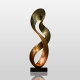 PREMIER Gradient Bronze Ribbon Sculpture for Entry Console, Living Sideboard or Office Desk PSB-202-Bronze Sculpture-PREMIER SCULPTURE