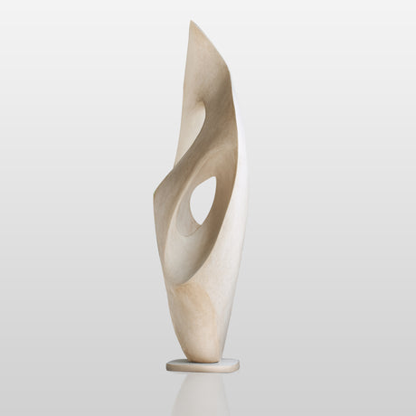 PREMIER Hollow Spiral Marble Sculpture with Contemporary Design for Hotels, Offices or Living Rooms PSM-121-Marble sculpture-PREMIER SCULPTURE