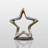 PREMIER Hollow Star Sculpture in Stainless Steel Sculpture for Gardens, Lawns, Public Plazas and Outdoor Art Parks PSSS-276-Stainless Steel Sculpture-PREMIER SCULPTURE