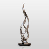 PREMIER Hotel Stainless Steel Sculpture with Ribbon Design for Lobby, Mall Atrium and Entry Hall PSSS-297-Stainless Steel Sculpture-PREMIER SCULPTURE