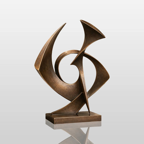 PREMIER Intertwined Bronze Sculpture for Lobby, Living Room or Art Gallery PSB-278-Bronze Sculpture-PREMIER SCULPTURE