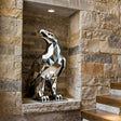 PREMIER Luxury Stainless Steel Eagle Sculpture in Modern Design for Entrances, Lobbies and Private Collections PSSS-154-Stainless Steel Sculpture-PREMIER SCULPTURE