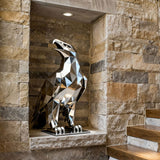 PREMIER Luxury Stainless Steel Eagle Sculpture in Modern Design for Entrances, Lobbies and Private Collections PSSS-154-Stainless Steel Sculpture-PREMIER SCULPTURE