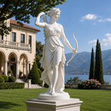 PREMIER Marble Diana the Huntress Statue for Front Courtyard, Backyard Garden or Classic Park PSM-169-Marble sculpture-PREMIER SCULPTURE