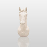 PREMIER Marble Horse Head Sculpture for Elegant Interior Spaces PSM-091-Marble sculpture-PREMIER SCULPTURE