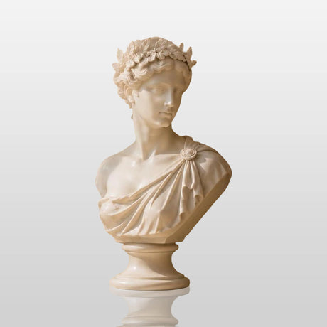 PREMIER Marble Male Bust Statue for Entry Console, Living Room, Study Desk or Gallery Display Table PSM-171-Marble sculpture-PREMIER SCULPTURE