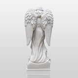 PREMIER Marble Praying Angel Sculpture for Churches, Memorial Gardens, and Serenity Spaces PSM-085-Marble sculpture-PREMIER SCULPTURE