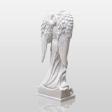 PREMIER Marble Praying Angel Sculpture for Churches, Memorial Gardens, and Serenity Spaces PSM-085-Marble sculpture-PREMIER SCULPTURE