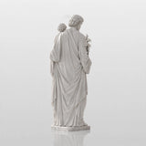 PREMIER Marble Saint Joseph Statue with Baby Jesus Design for Entry Porch, Church Ground or Courtyard PSM-175-Marble sculpture-PREMIER SCULPTURE