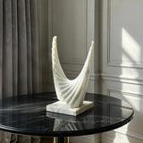 PREMIER Marble Table Sculpture in Wing Design for Consoles, Offices, Hotel Lobbies and Modern Interiors PSM-137-Marble sculpture-PREMIER SCULPTURE