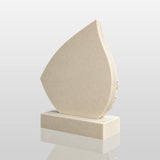 PREMIER Marble Teardrop Tombstone for Cemetery, Lawn Memory Garden and Funeral Home PSM-183-Marble sculpture-PREMIER SCULPTURE
