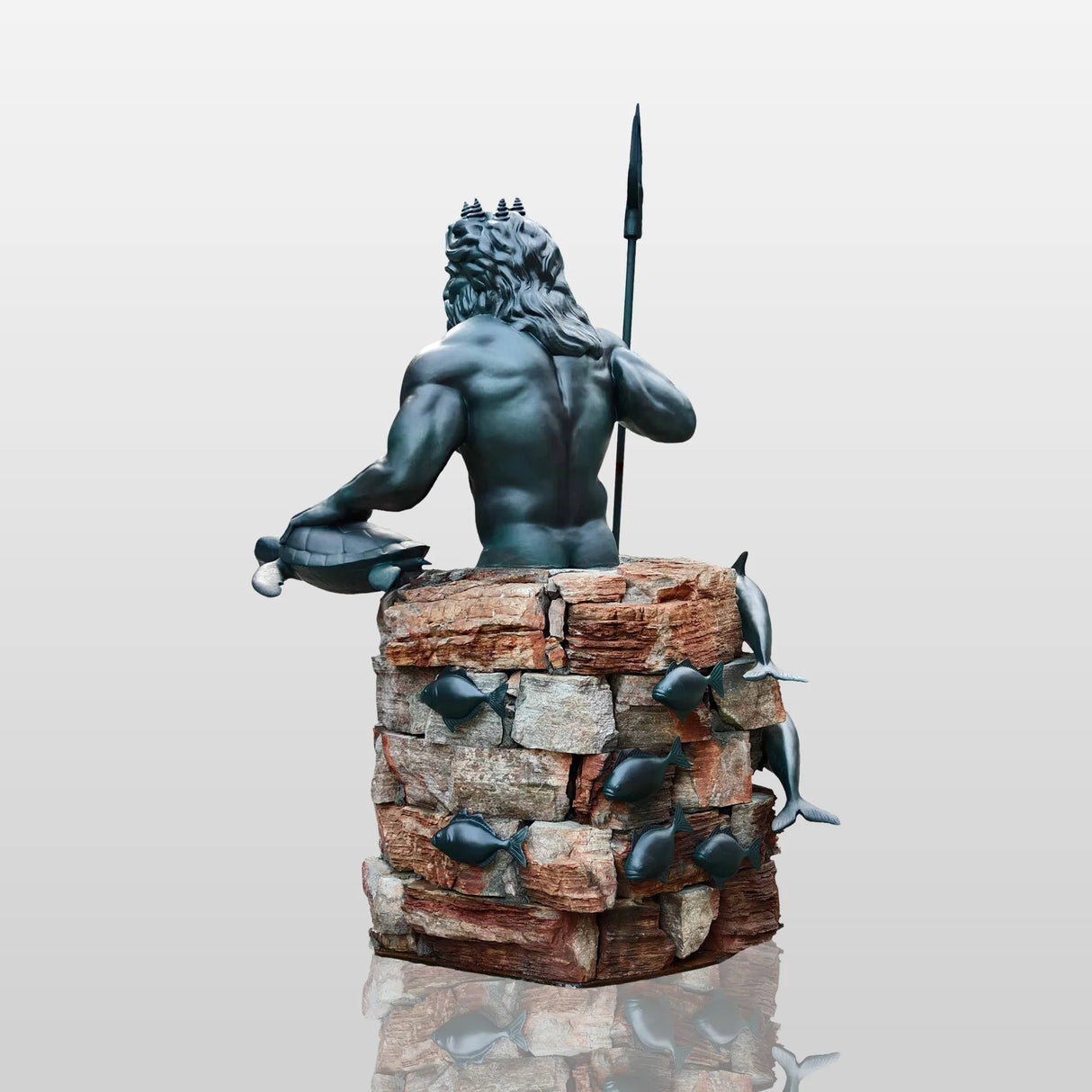 PREMIER Massive Bronze Poseidon Statue Outdoor Sea God Sculpture for Public Plaza PSB-062-Bronze Sculpture-PREMIER SCULPTURE