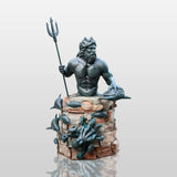 PREMIER Massive Bronze Poseidon Statue Outdoor Sea God Sculpture for Public Plaza PSB-062-Bronze Sculpture-PREMIER SCULPTURE