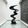 PREMIER Matte Black Stainless Steel Sculpture for modern villa or Lobby Decor PSSS-267-Stainless Steel Sculpture-PREMIER SCULPTURE