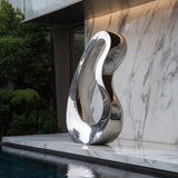 PREMIER Minimalist Stainless Steel Sculpture with Modern Abstract Style for Plazas and Courtyards PSSS-210-Stainless Steel Sculpture-PREMIER SCULPTURE