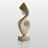 PREMIER Modern Abstract Marble Sculpture with Spiral Design for Offices, Living Rooms or Reception Areas PSM-119-Marble sculpture-PREMIER SCULPTURE