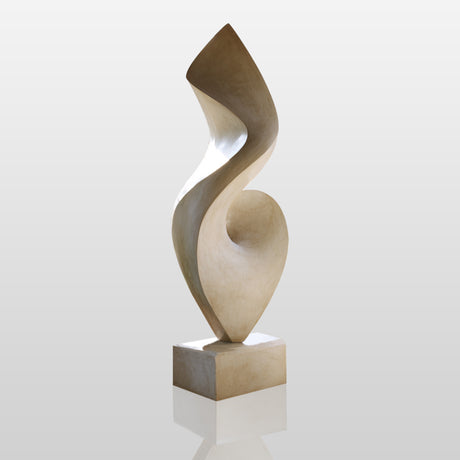 PREMIER Modern Abstract Marble Sculpture with Spiral Design for Offices, Living Rooms or Reception Areas PSM-119-Marble sculpture-PREMIER SCULPTURE
