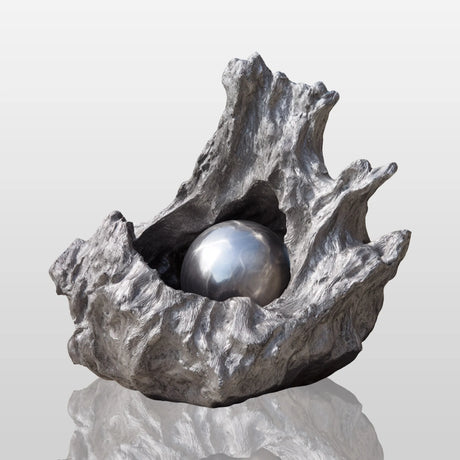 PREMIER Modern Stainless Steel Sculpture with Tree Root Design for Gardens, Courtyards or Outdoor Areas PSSS-254-Stainless Steel Sculpture-PREMIER SCULPTURE