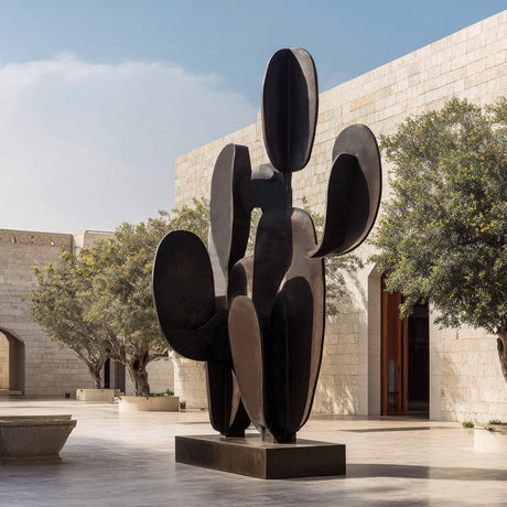 PREMIER Natural Inspired Bronze Sculpture with Layered Forms for Desert Landscapes, Tropical Gardens and Outdoor Settings PSB-146-Bronze Sculpture-PREMIER SCULPTURE