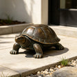PREMIER Outdoor Bronze Turtle Statue for Garden, Backyard, Pool or Park Lawn PSB-284-Bronze Sculpture-PREMIER SCULPTURE